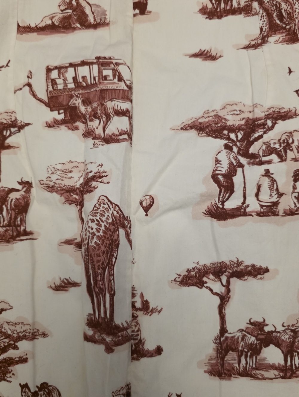 CARVEN Safari-Skirt Size 38 FR/US 6 Reimagine the Classic French Toile de Jouy - Picture 7 of 13